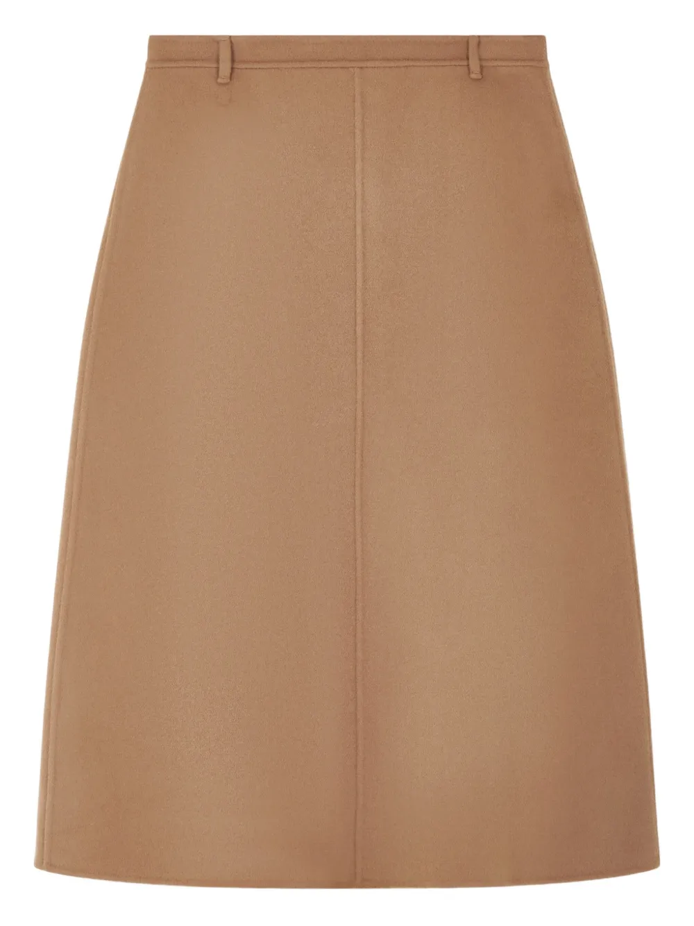 'S Max Mara virgin-wool midi skirt - ブラウン 'S Max Mara virgin-wool midi skirt - ブラウン