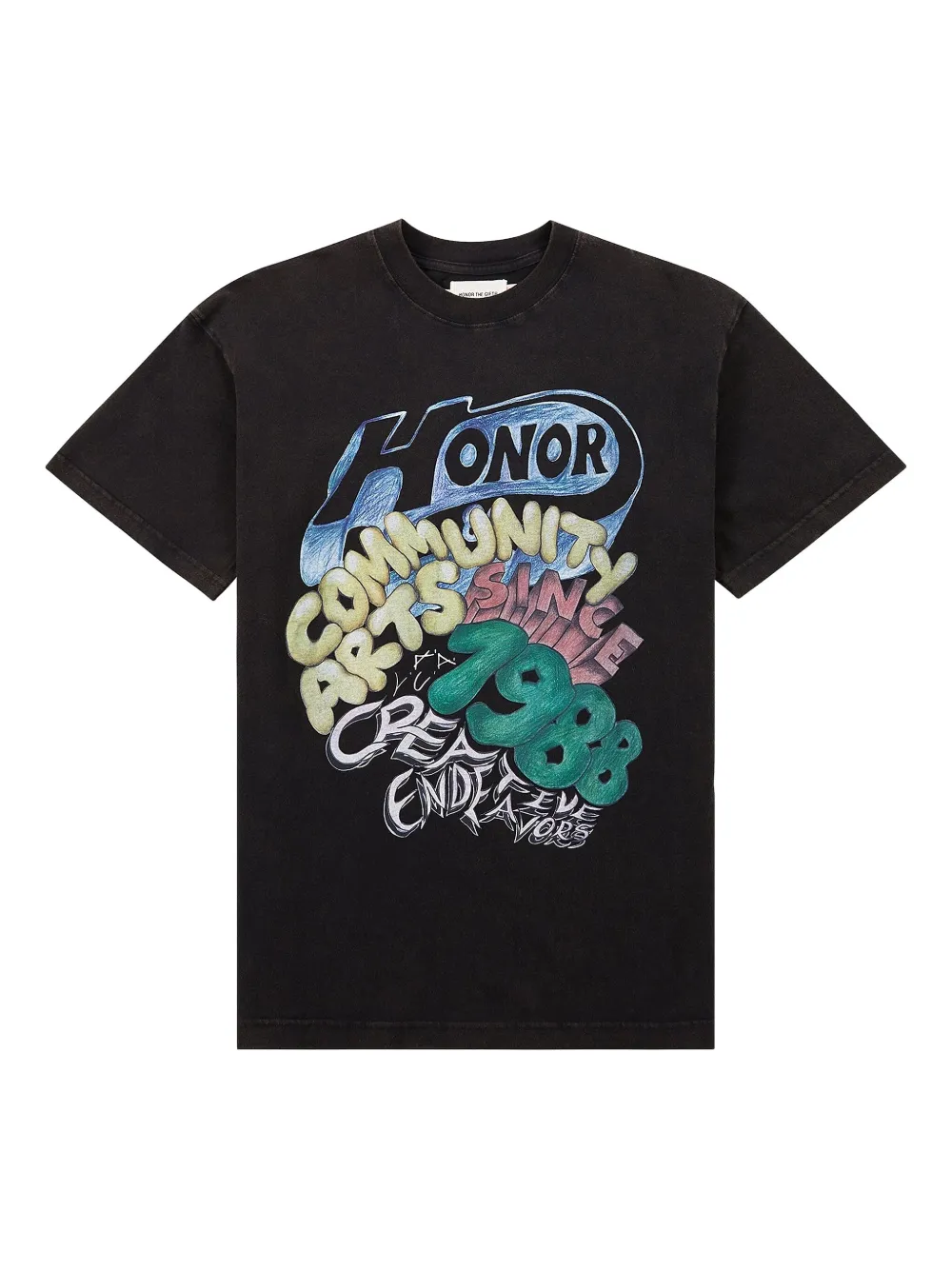 Honor The Gift Comm Arts Creative short-sleeve T-shirt - ブラック Honor The Gift Comm Arts Creative short-sleeve T-shirt - ブラック