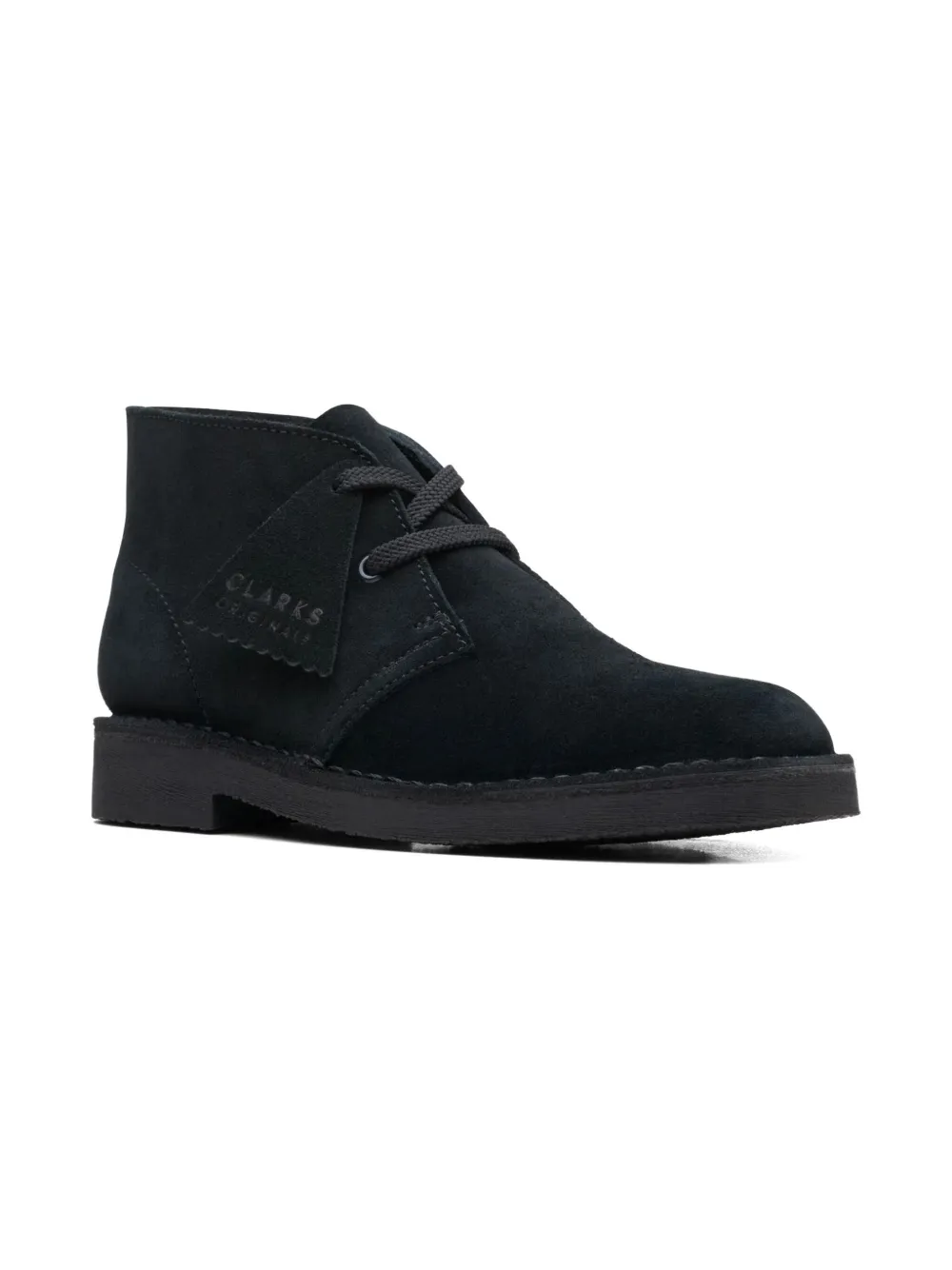 Clarks Kids Leren desert boots Zwart