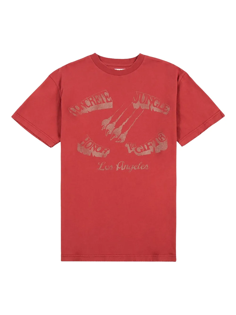 Honor The Gift Concrete Jungle T-shirt | Red | Image 1