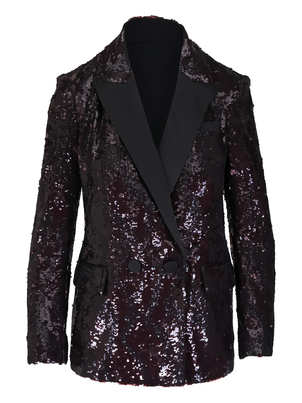 Veronica Beard Sevyn sequin lapel jacket - Nero
