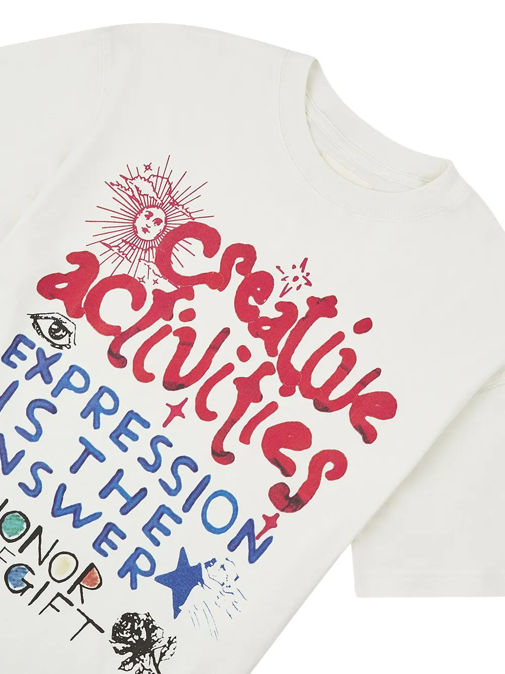 Honor The Gift Creative Activities crew-neck T-shirt - Wit