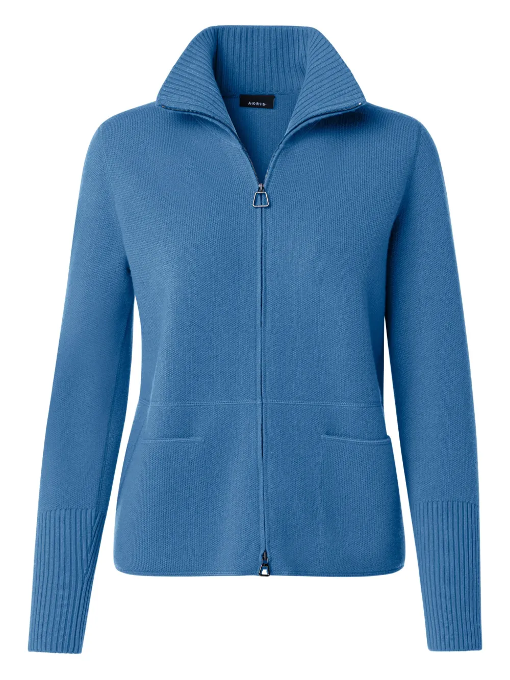 Akris Zip-fastening Cardigan In Blue