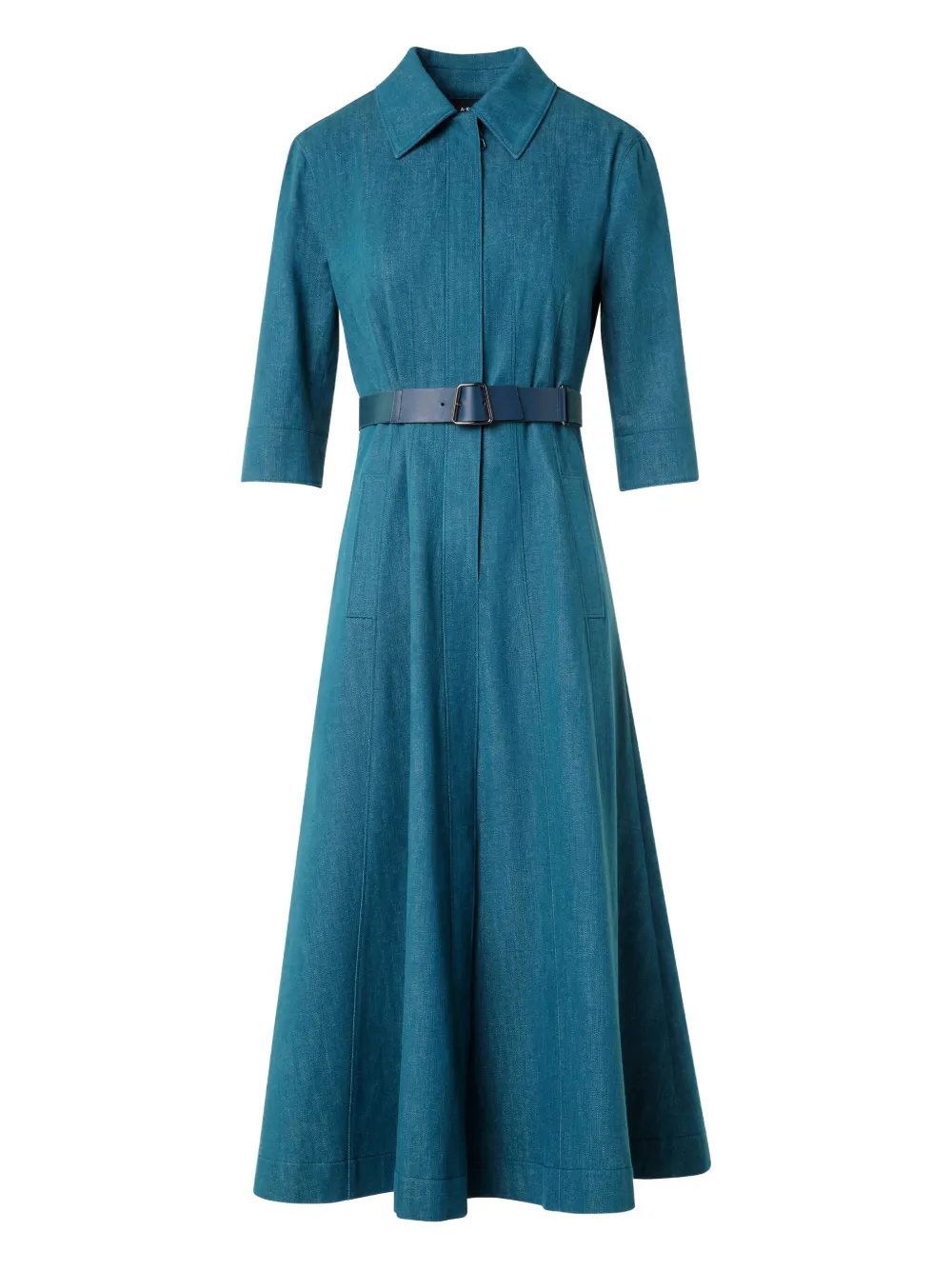 Akris vestido midi con cinturón | azul | Image 1