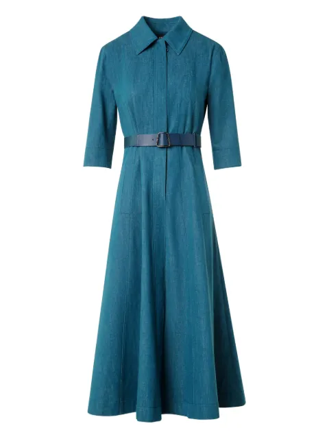 Akris vestido midi con cinturón
