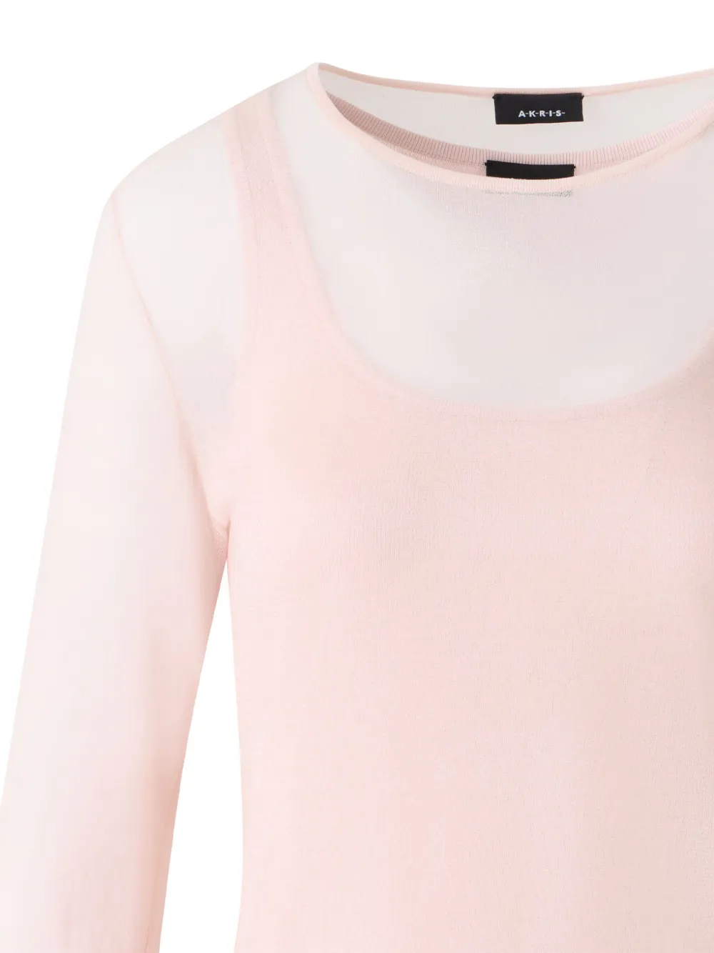 Akris Top met lange mouwen Roze