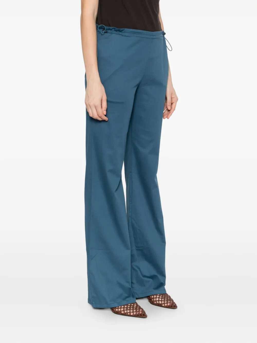 Occleus Harvey Straight-leg Trousers In Blue