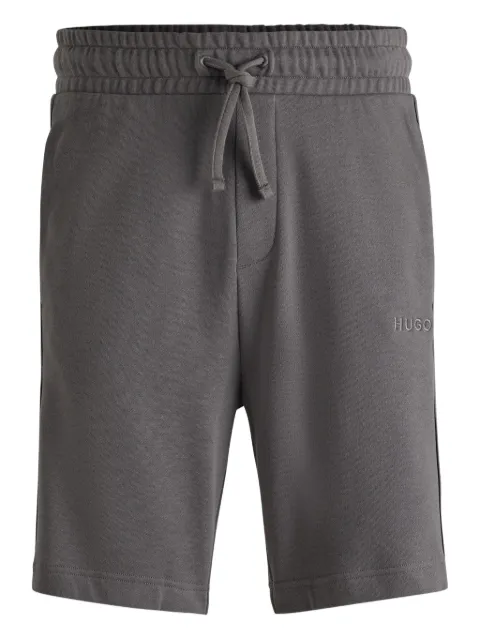 HUGO logo-embroidery shorts