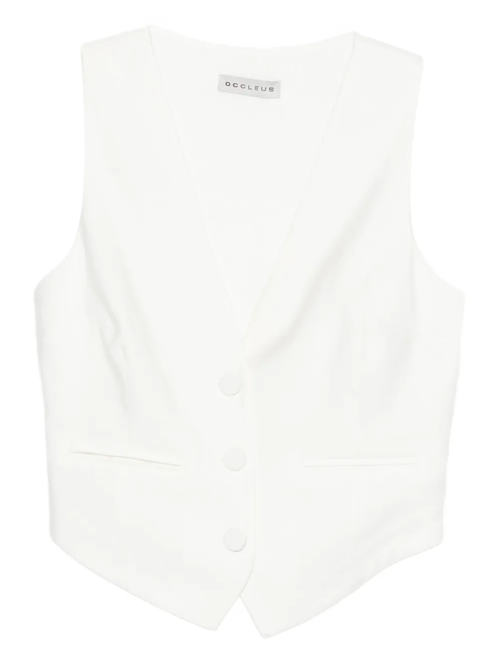 Occleus Adeline Vest In White