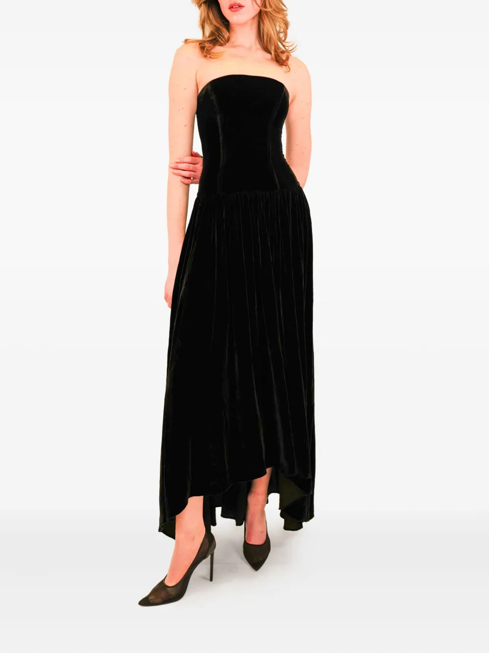 AZEEZA Nayara velvet maxi dress | Evening Dresses | Image 2
