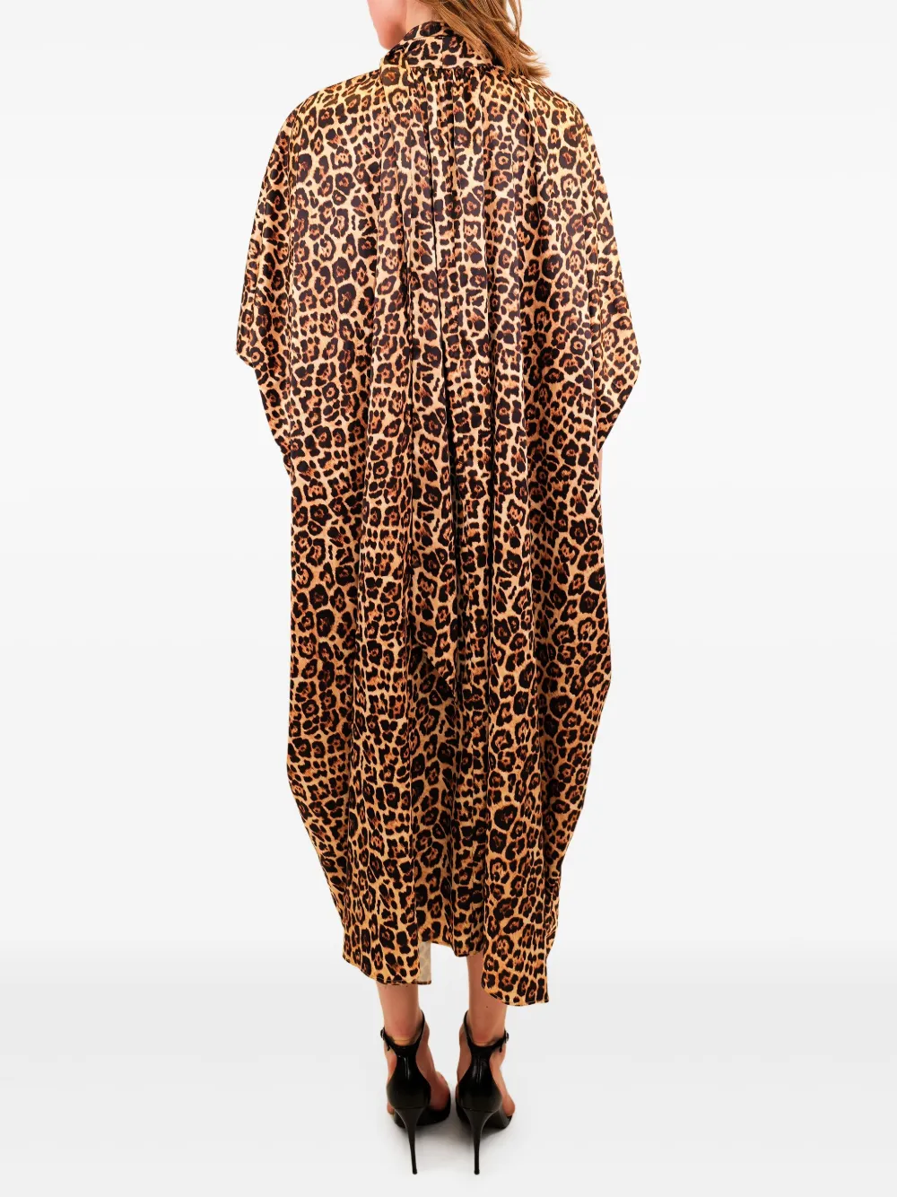 AZEEZA Raini midi-jurk Bruin