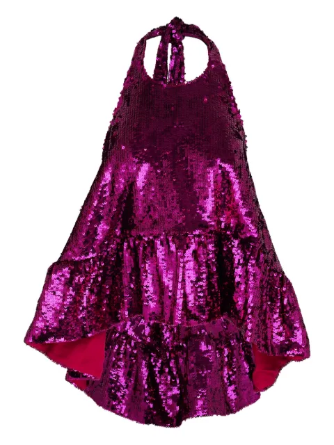 AZEEZA Winston sequin-embellished top
