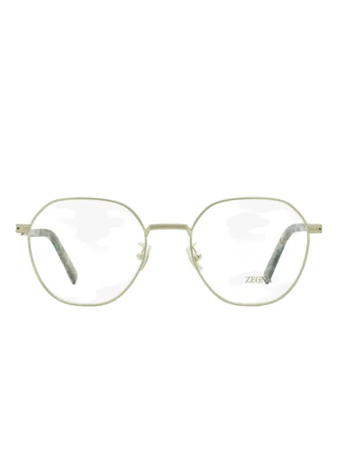 Zegna очки в геометричной оправе