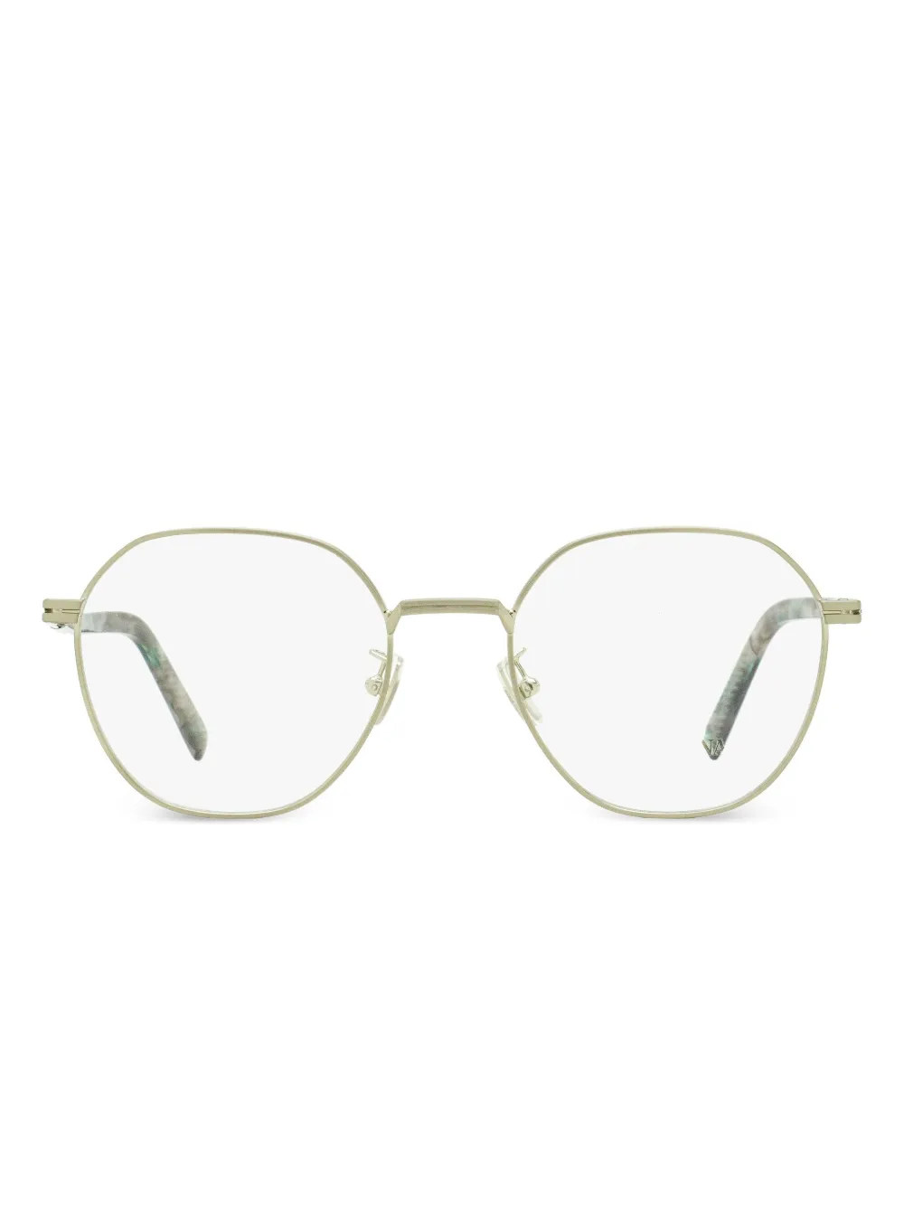 Zegna lentes con armazón geométrica | gris | Image 1