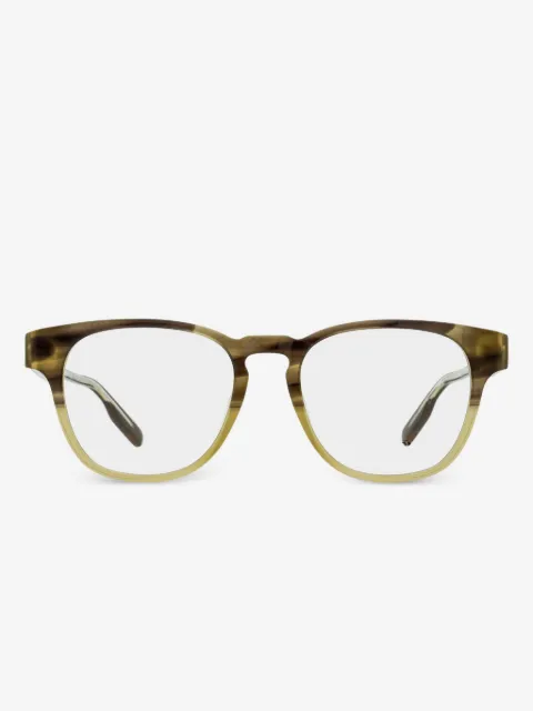 Zegna lentes con armazón cuadrada