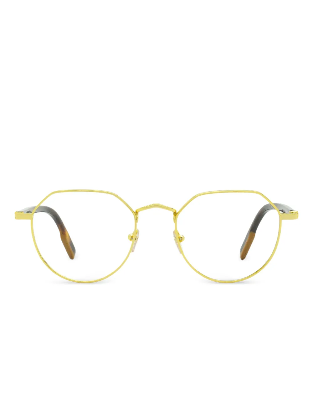 Zegna lentes con armazón geométrica | dorado | Image 1