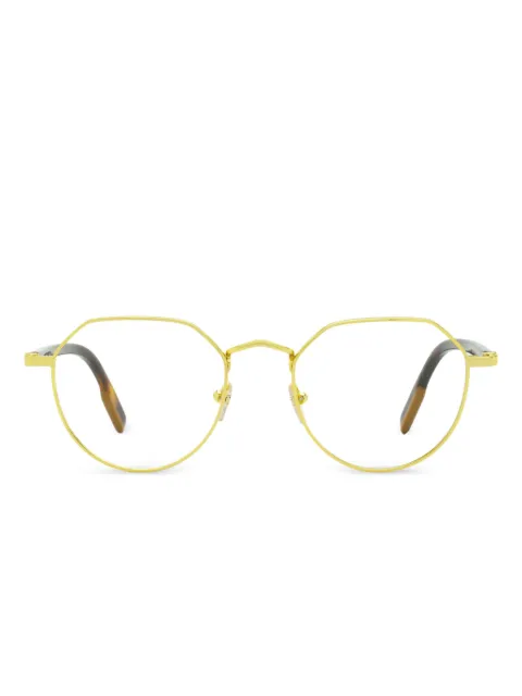 Zegna lentes con armazón geométrica