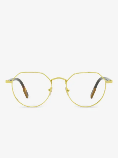 Zegna geometric lens glasses