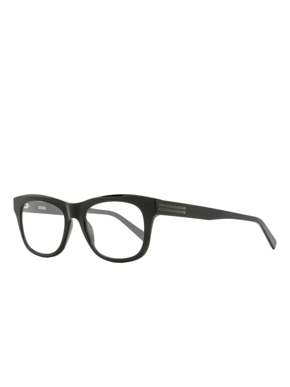 Zegna Road Brand Mark rectangular glasses | Image 2