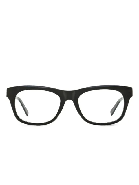 Zegna Road Brand Mark rectangular glasses