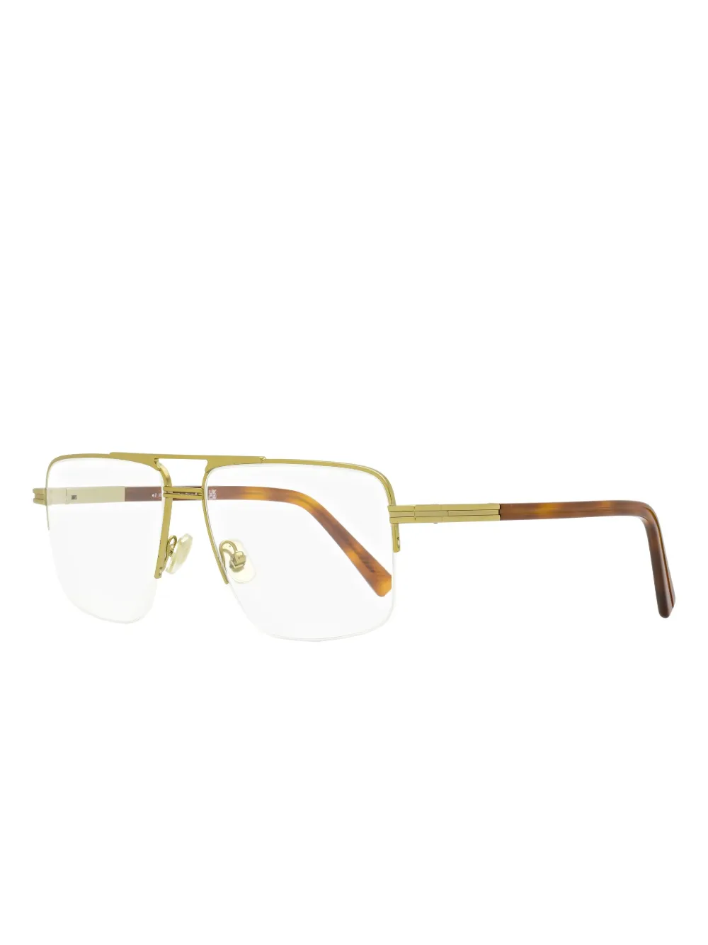 Zegna semi-rimless pilot optical frames | Image 2