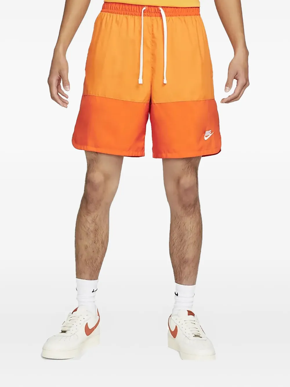 Nike Flow track shorts | Orange | Image 1