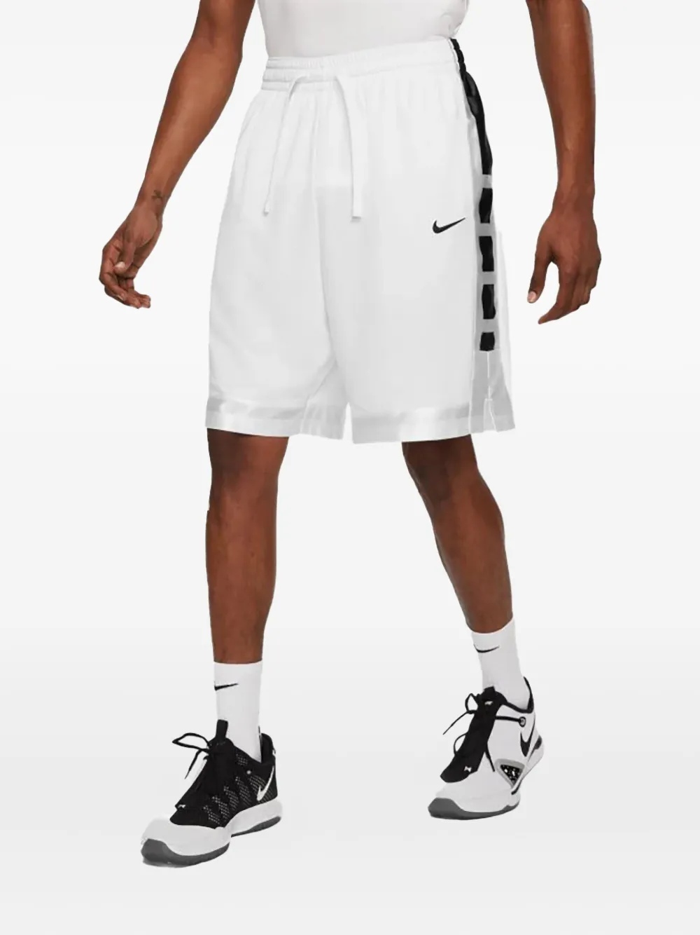 Nike Dri-Fit Elite basketball shorts | White | Image 1