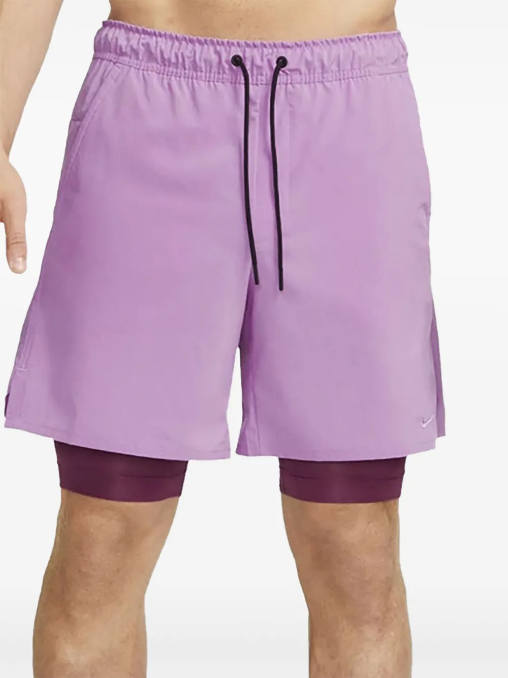Nike  Dri-Fit 2-in-1 shorts | Purple | Image 1