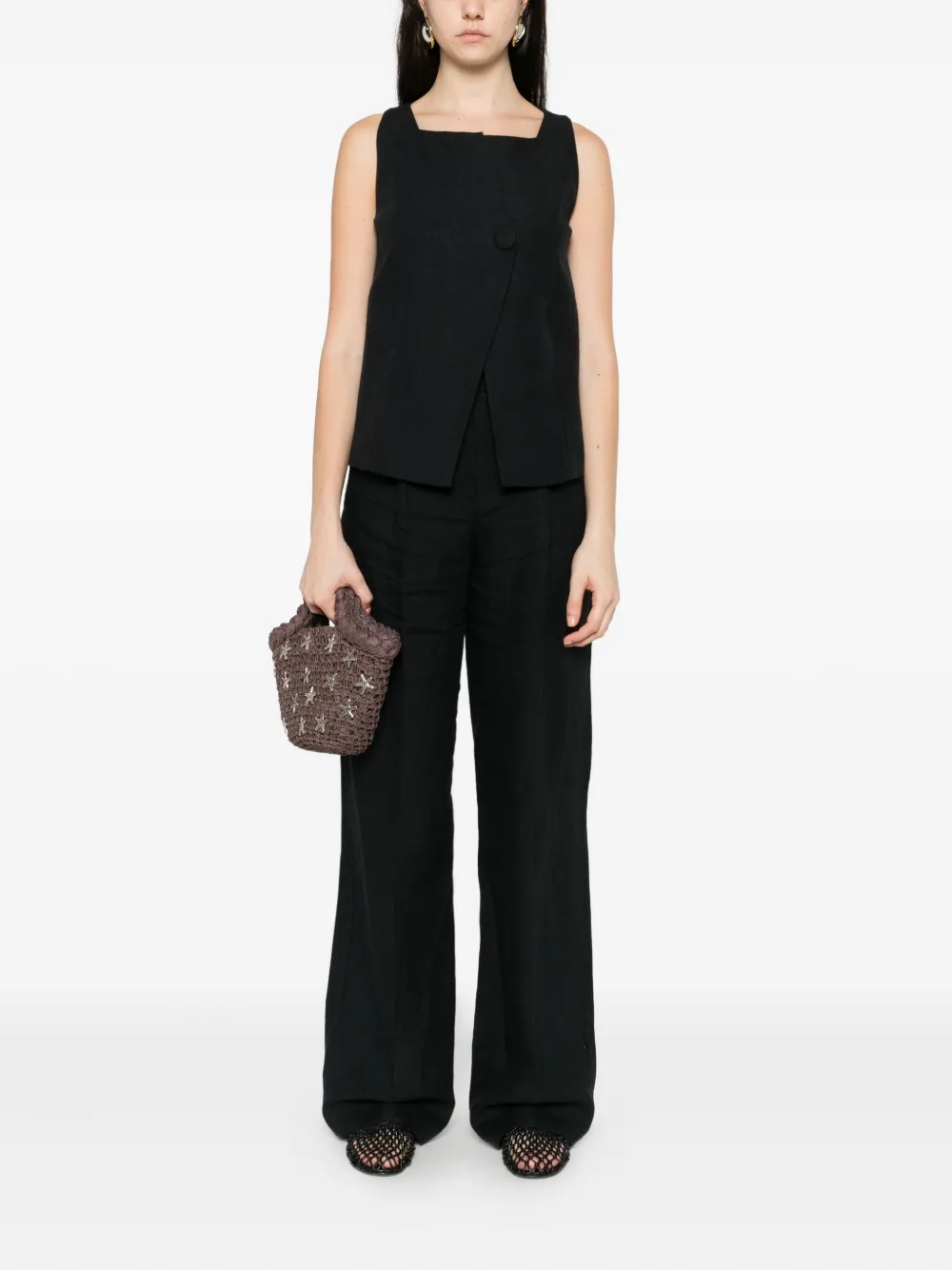 Occleus August Vest In Black