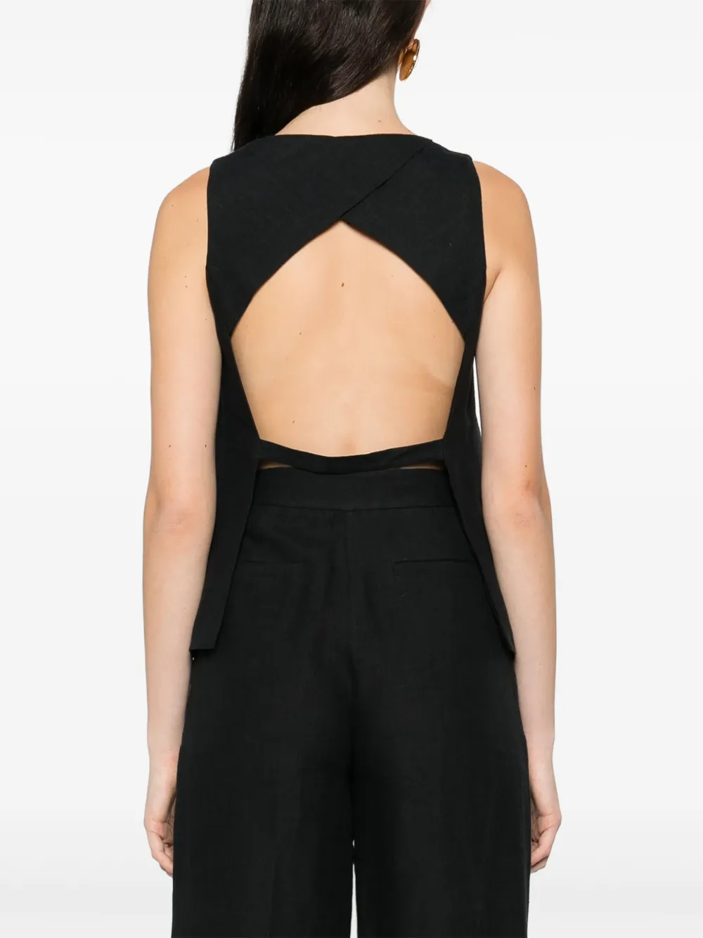 Occleus August Vest In Black
