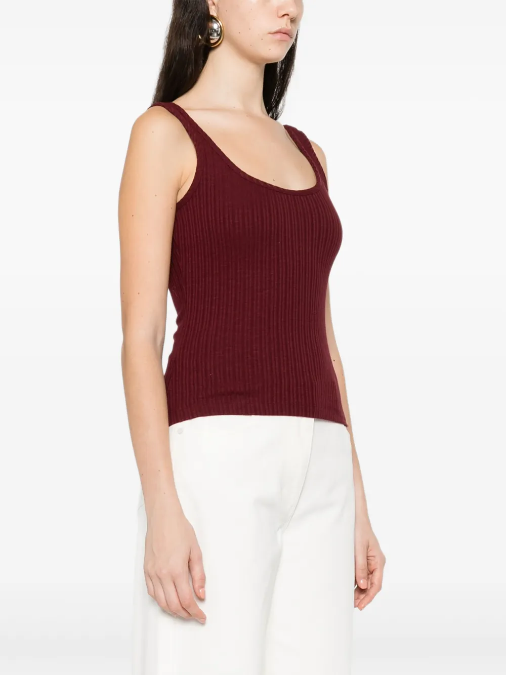 Occleus Elsie Tank Top In Burgundy
