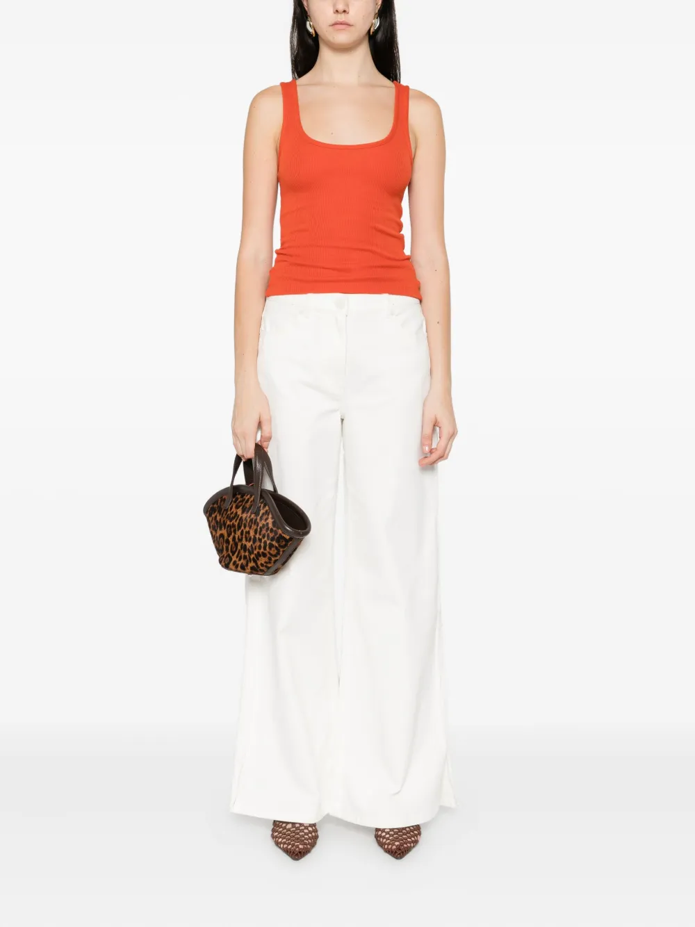Occleus Elsie Tank Top In Orange