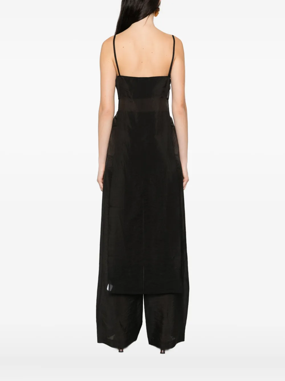 Occleus Kate Silk Top In Black