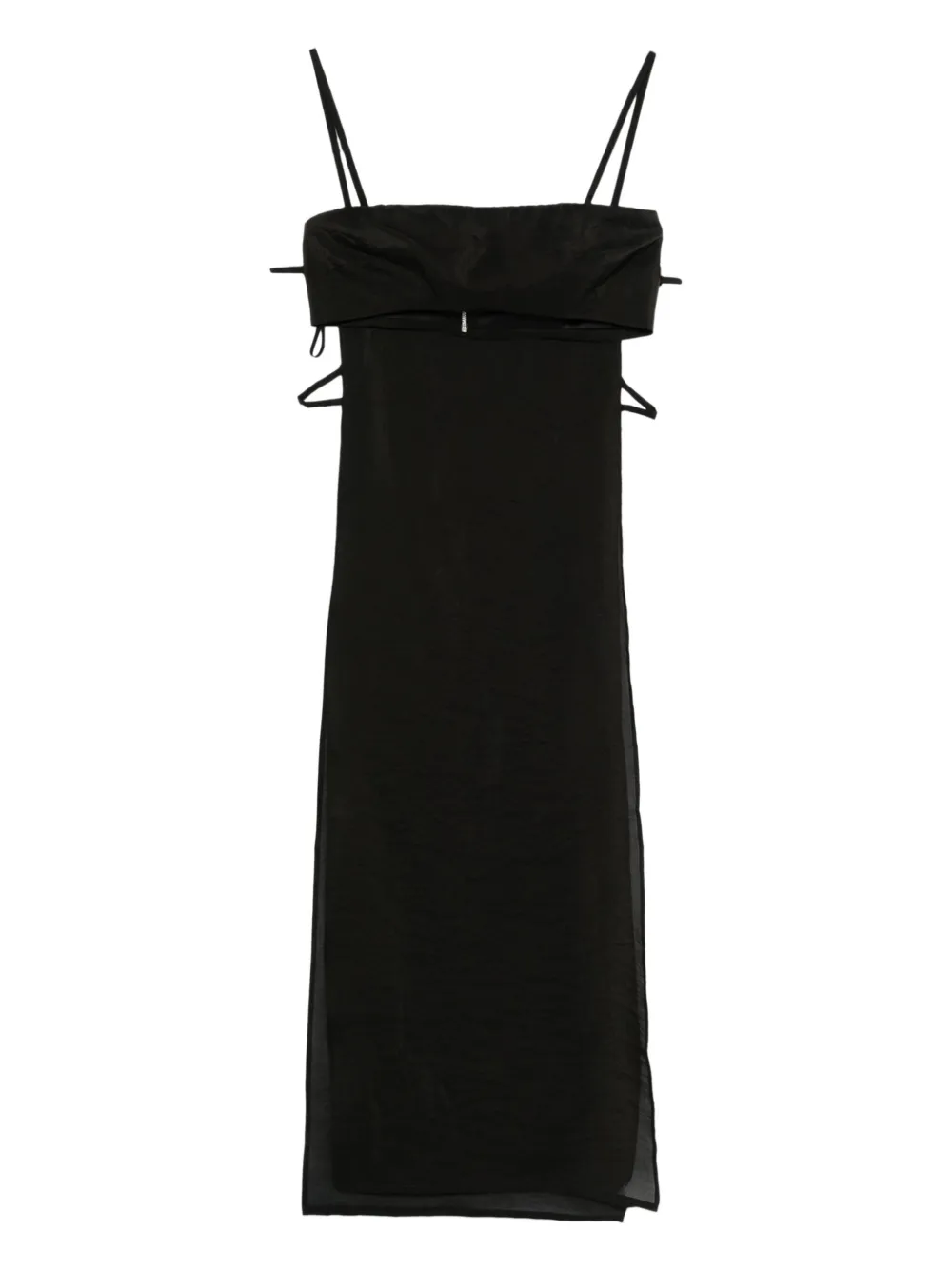 Occleus Kate Silk Top In Black