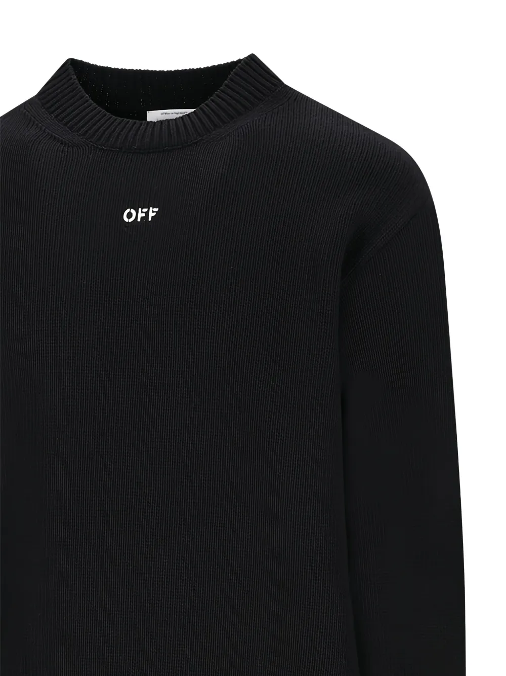 Off-White Trui met ronde hals Zwart