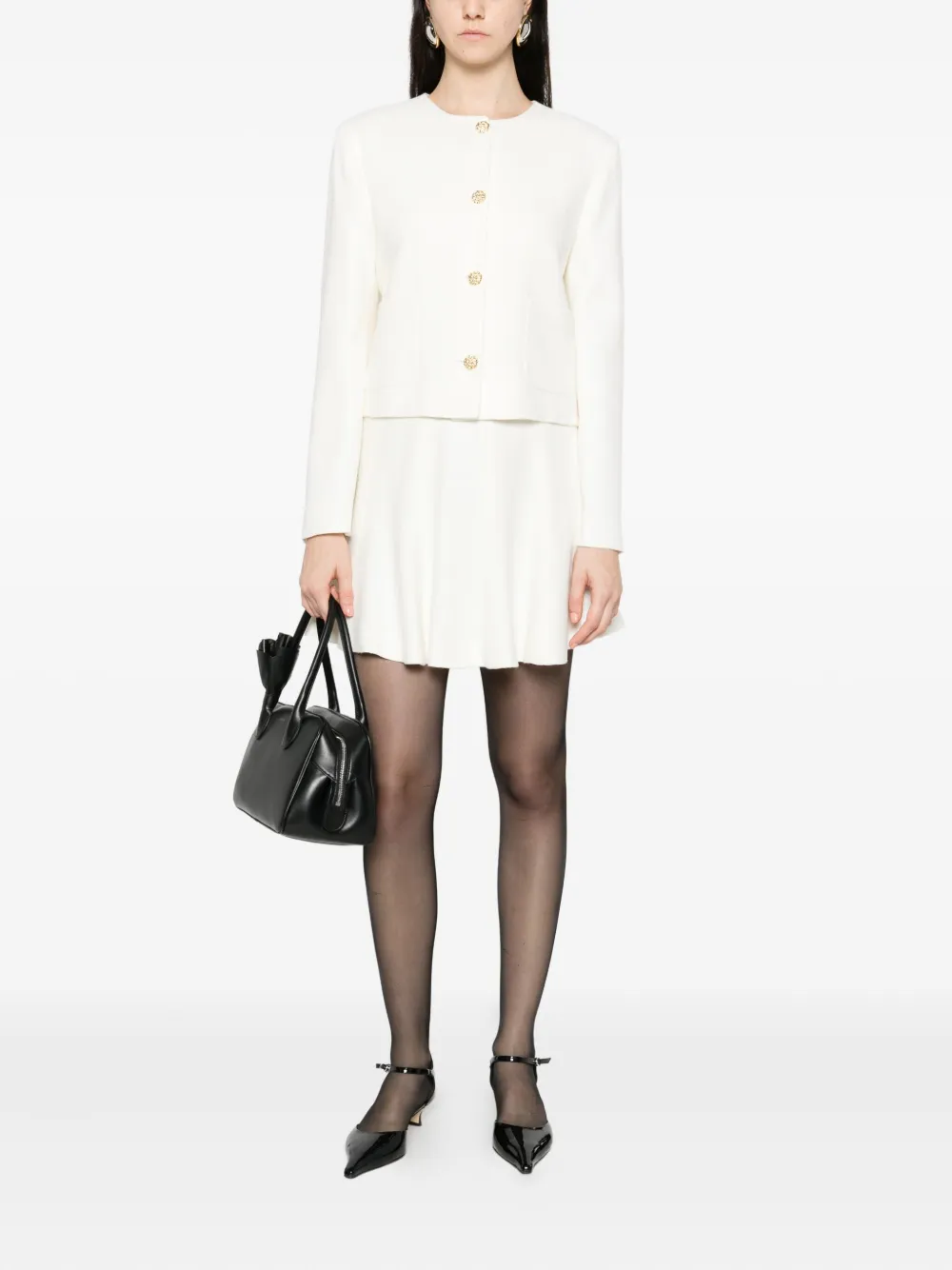 Occleus Milan Skirt In White