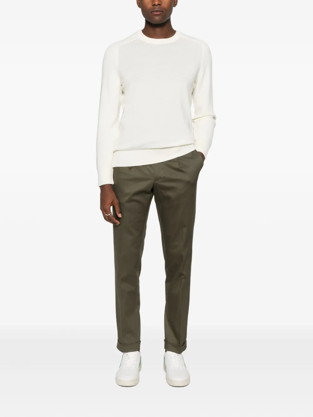 Gran Sasso wool sweater - Wit