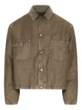 Maison Margiela corduroy-collar jacket - Brown