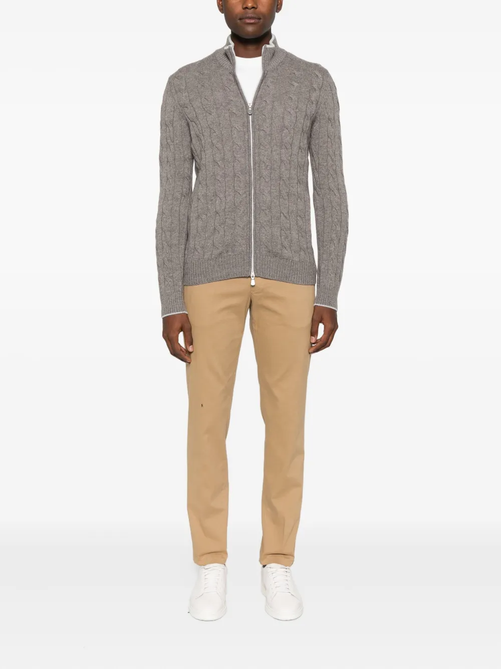 michael coal button-fastening trousers | Regular-Fit & Straight Leg Pants | Image 2