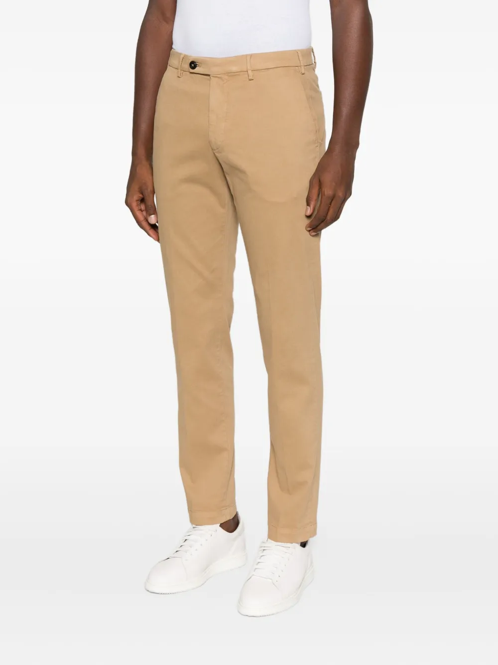 michael coal Broek met knoopsluiting Bruin
