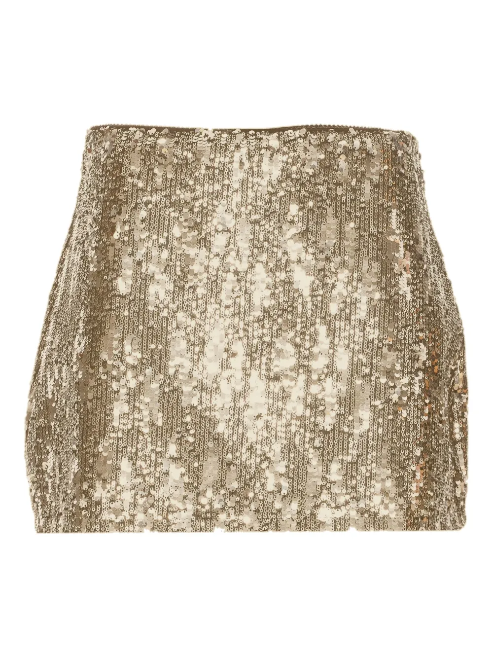 Aniye By Sequined Mini Skirt In Gold