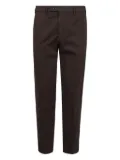 michael coal logo-patch trousers - Brown