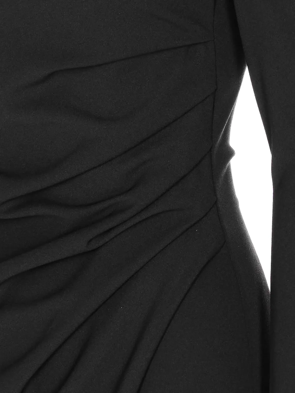 Aniye By Pleated Long-sleeved Dress In Black