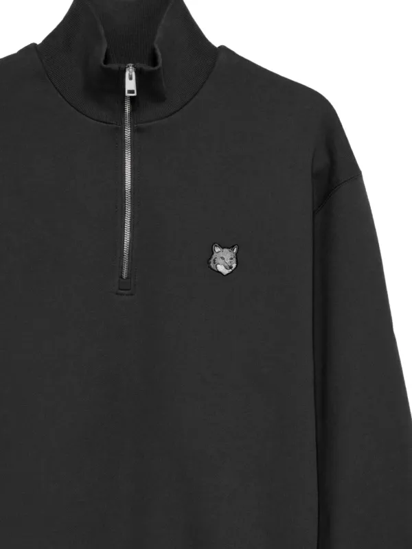 Maison Kitsuné フォックスヘッド スウェットシャツ | ブラック