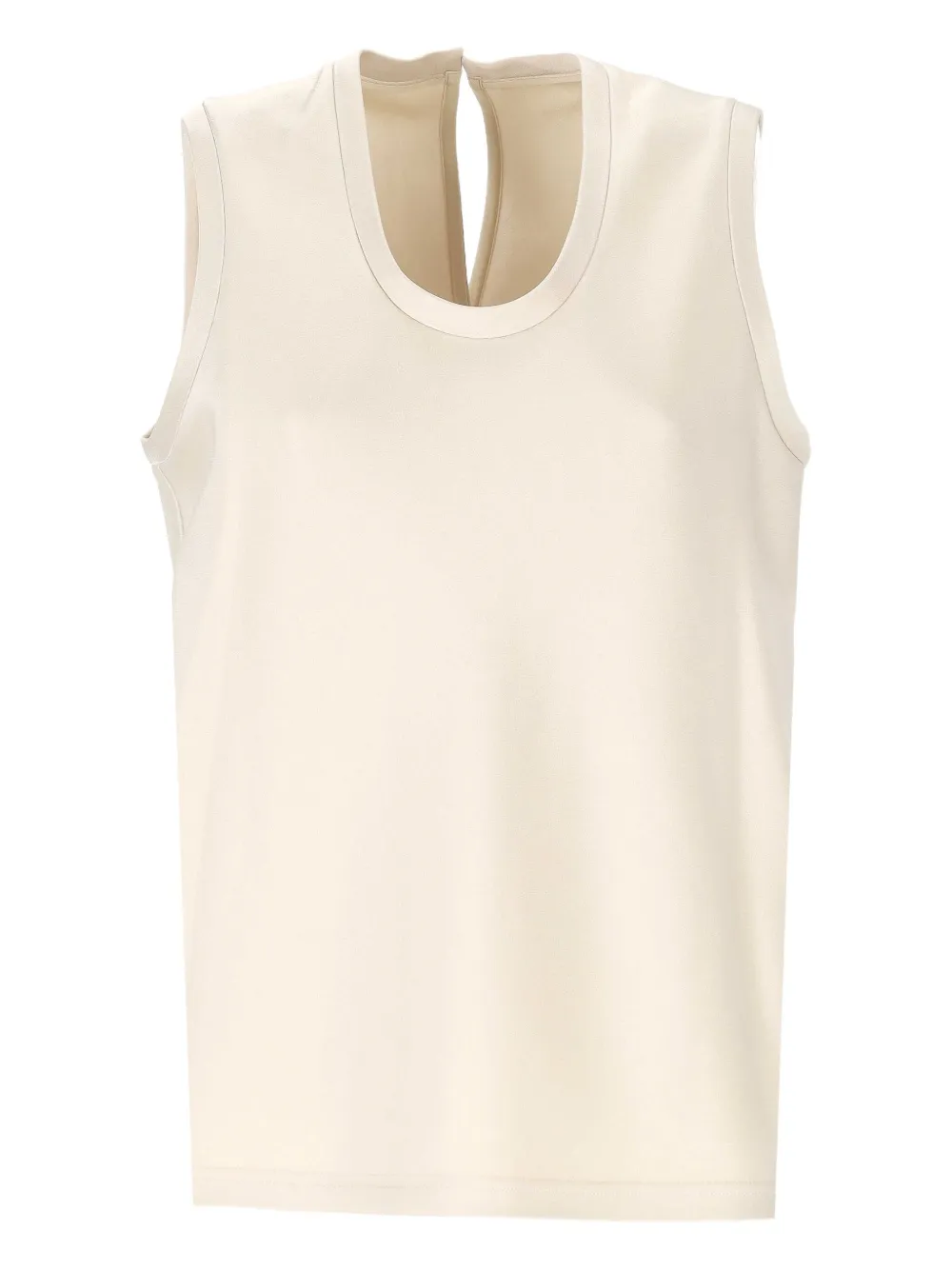 Carven Cut-out Top In Neutral