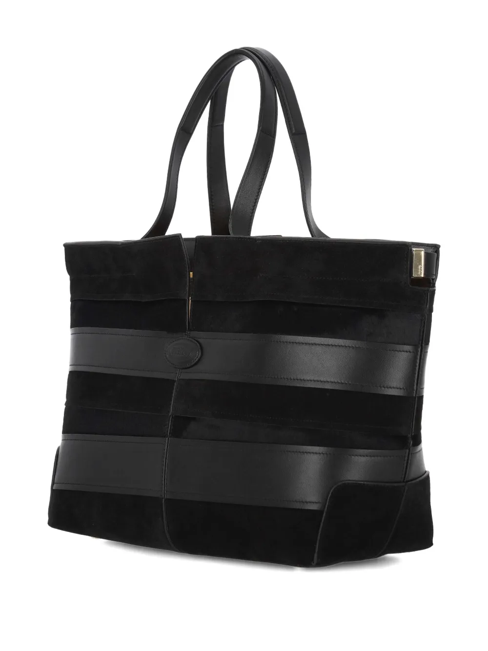 Tod's Double Handle Handbag In Black