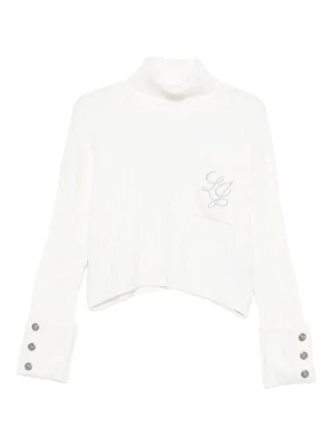 LIU JO Gerippter Rollkragenpullover