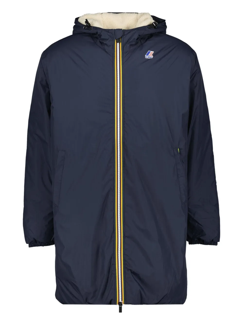 K-way Le Vrai 3.0 Hooded Parka In Blue