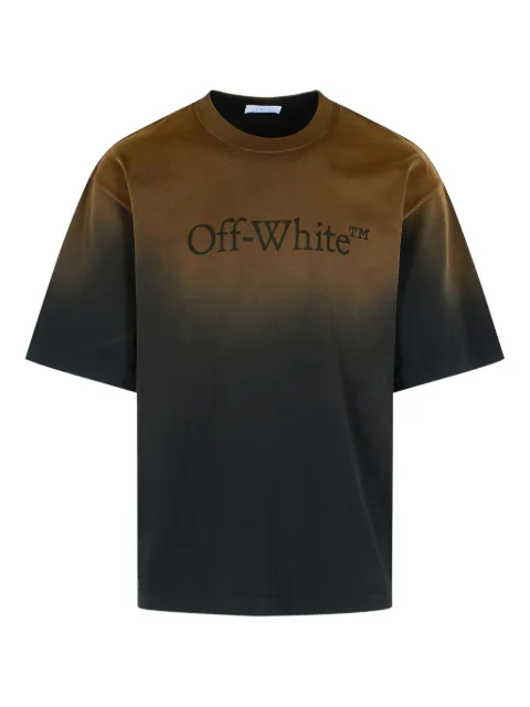 Off-White gradient-effect logo-print t-shirt