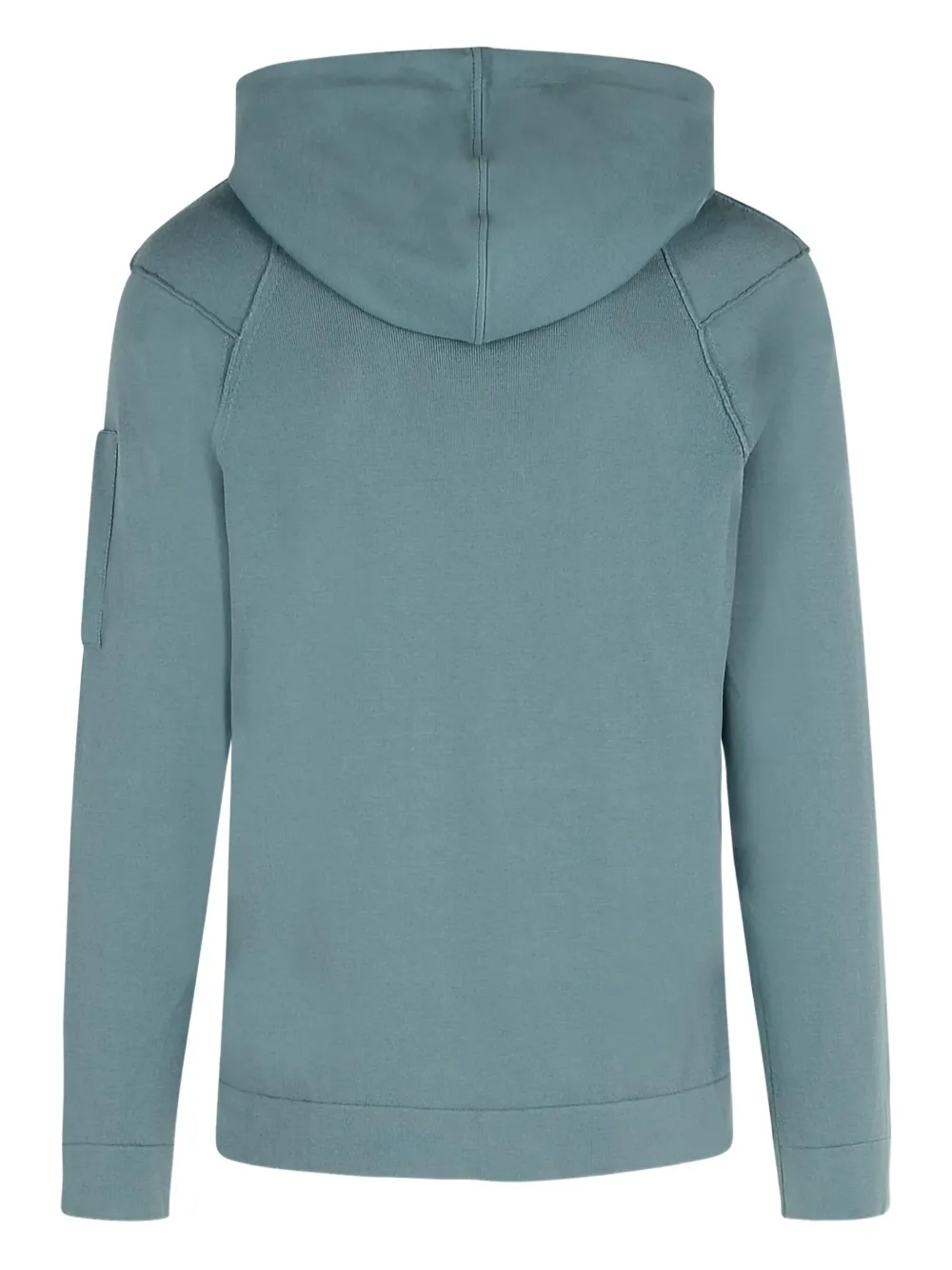 C.p. Company Sleeve-pocket Drawstring Hoodie In Blue